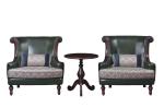 Buy cheap Genuine leather Cow split and Cottom Fabric with High density sponge Classic design Leisure Armchair and Lounge sofa from wholesalers