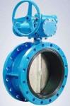 Flanged Resilient Sealing Stainless Steel / Ductile Iron Butterfly Valve 1.0MPa