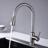 Buy cheap High Arc Gooseneck Spout Solid Stainless Steel Kitchen Faucets HOMEKA from wholesalers