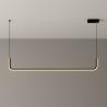 Buy cheap Modern Kitchen Island Chandelier Living Room Black minimalist designer Chandelier (WH-MI-398) from wholesalers