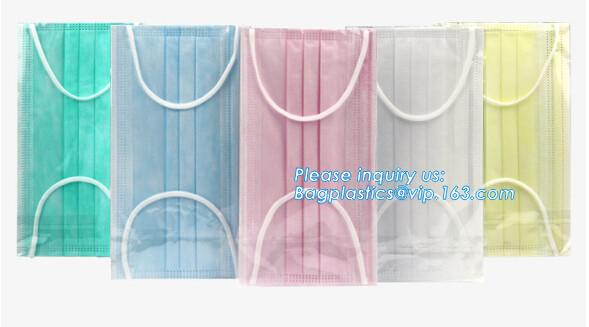 Buy cheap Anti smoking Disposable dust medical face masks,Medical supplies non woven 3ply earloop disposable face mask bagplastics from wholesalers
