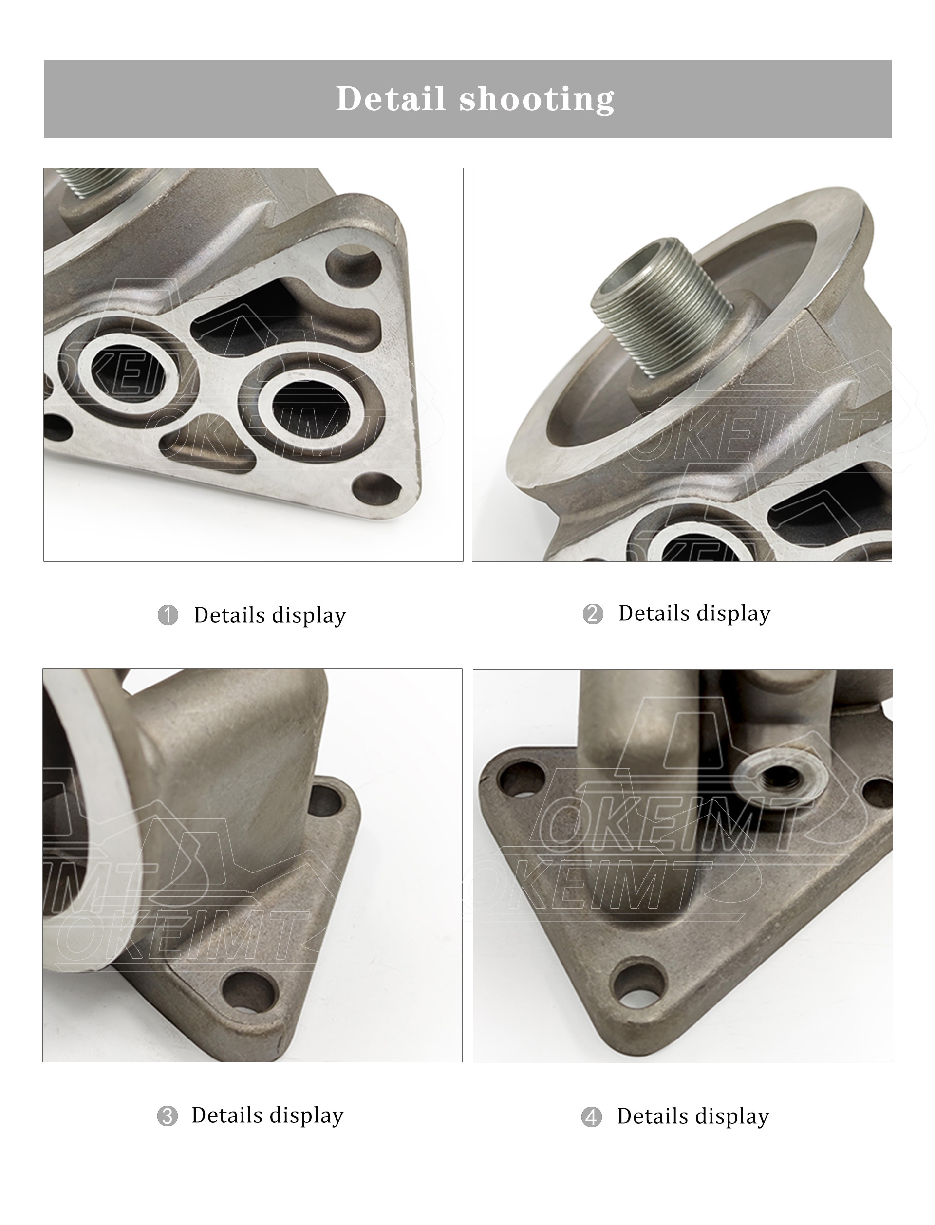 Factory Supply Discount Price Excavator Accessories Oil Grid Holder Oil Filter Head E200B 192-6