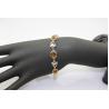 Buy cheap Gemstone Jewelry 925 Silver 8x10mm Oval Citrine Link Tennis Bracelet (SB7001) from wholesalers