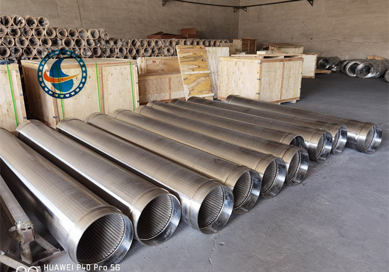 Stainless Steel Water Well Screen 16inch With Male Female Threaded Couplings