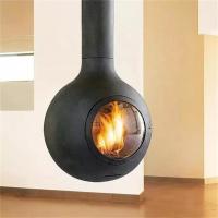Buy cheap Customized Indoor Wood Burning Stove Decorative Hanging Suspended Fireplace product