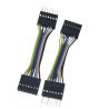 Buy cheap Dupont Male To Female Rainbow Miniature Flat Ribbon Jumper Wire Harness Connector from wholesalers