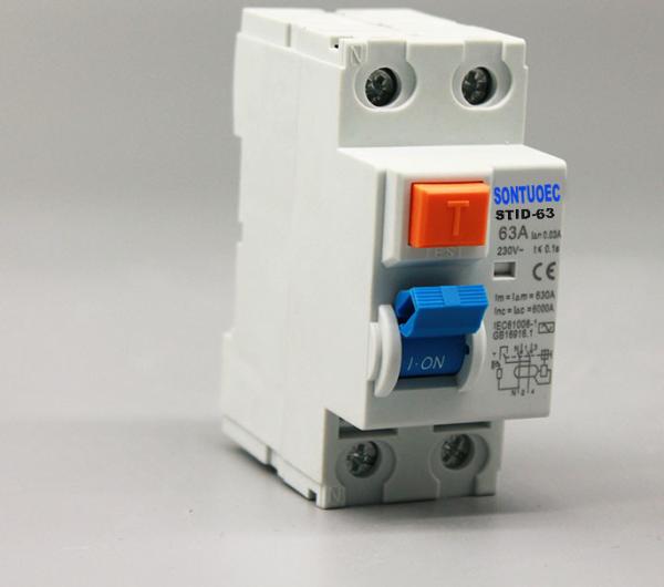 Buy cheap Electromagnetic 2P 4P Earth Leakage ELCB Circuit Breaker from wholesalers