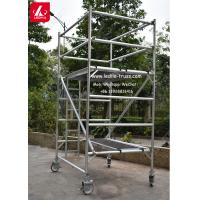 Buy cheap 2.7m Height Removable Aluminum Scaffolding Tower Mobile Platform Working Ladder product