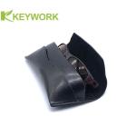 Beautifully Textured Black PU Leather EVA Eyewear Case Unisex Sunglasses