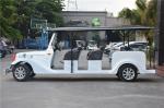 Silver Eco Friendly Electric Vintage Cars Classic 8 Seater Golf Buggy For Pick