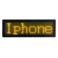 Buy cheap Rechargeable LED Magnetic Name Sign Yellow color B1248Y product