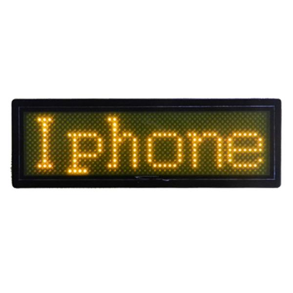 Buy cheap Rechargeable LED Magnetic Name Sign Yellow color B1248Y from wholesalers