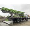 Buy cheap Zoomlion Cement Crane Truck , Concrete Pumping Truck 38 Meter High Strength from wholesalers
