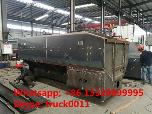 Buy cheap factory sale hydraulic discharging 20m3 farm-oriented animal feed container,CLW brand 20m3 bulk feed tank for sale from wholesalers