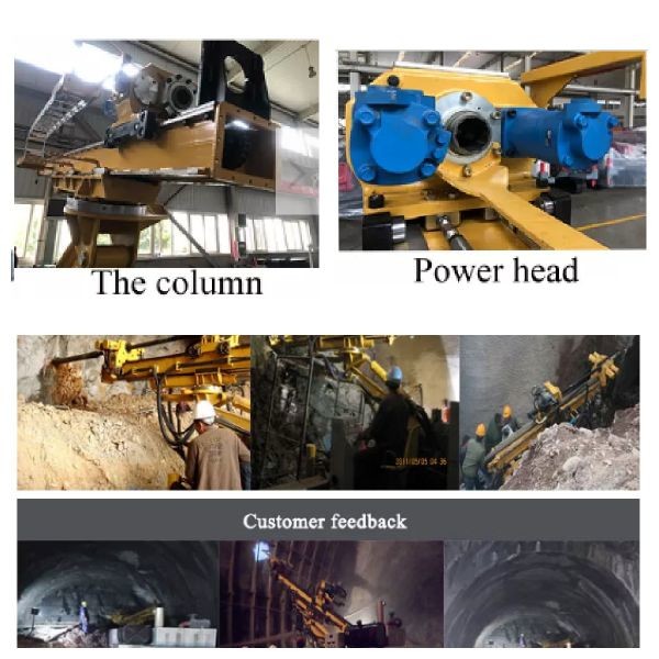 Through-hole High-Pressure Faucet Multifunctional Engineering Drilling Rig for Tunnel Pipe Shed Support in Uzbekistan