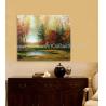 Buy cheap Classical Original Oil Landscape Paintings River Side For Wall Decor from wholesalers