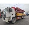 Buy cheap Second-hand Construction Machinery Used 38m Concrete Pump Trucks hydraulic stationary placing boom from wholesalers