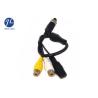 Buy cheap Male To Female 4 Pin Aviation Cable To RCA Video Audio Connectors Automotive Rear View Camera System from wholesalers