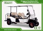 EXCAR 48V White 6 seater electric golf cart mini club car golf cart electric