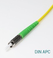 Duplex SC UPC multimode Fiber Patch Cord Yellow Color 90 Degree Angle Boot