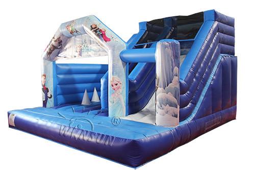 Buy cheap Waterproof Frozen Bouncy Castle With Slide Indoor Playground Eco - Friendly from wholesalers