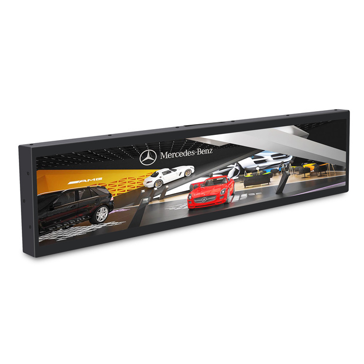 Custom Stretched LCD Display Screen IPS 1920*360 With WIFI BT LAN POE 4G Optional