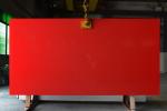 Pure Red Colorful Quartz Stone Kitchen Countertop Materials Quartz Heat