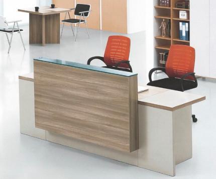 Buy cheap office wooden reception desk furniture from wholesalers