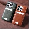 Buy cheap Custom Logo Leather Phone Case With Magsafe Wallet Stand Card Holder from wholesalers