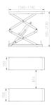 3.5T Small Car Scissor Lift For Car Repair Shop