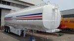 12R22.5 Tire 50000 55000 Liters Oil Fuel Semi Trailer 6 Cabins