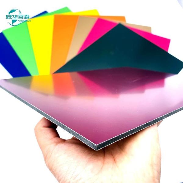Buy cheap Aluminum Material High Gloss Aluminum Composite Panel With 3/4/5mm Thickness from wholesalers