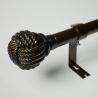 Buy cheap 19mm 22mm Single Bracket Adjustable Pipe Curtain Rods from wholesalers