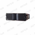 Dual 8" Two Way Speaker 500Watt Outdoor Sound System For Church