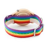 ALK Vision Pride Rainbow Top Wood Watches Dropshipping Brand Women Mens Wooden