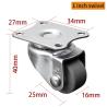 Buy cheap Industrial Mini Caster Wheels 30kg 1 Inch Plate Casters 201P-52 from wholesalers