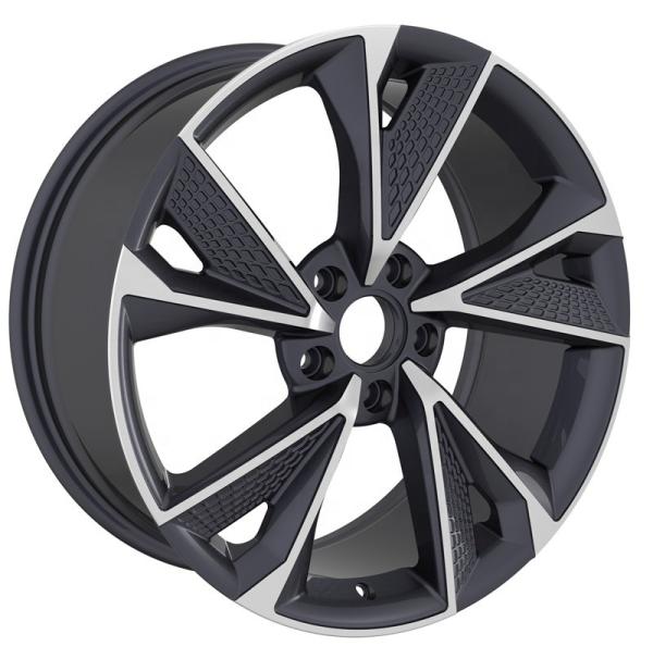 Buy cheap Alloy 5x112 66.6 Wheels 19 20 21 Inch Concave Wheels 21x9.5 Black from wholesalers