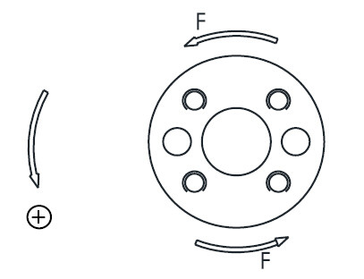 High Capacity Compression Lode Cell Sensor Reaction Force Sensor