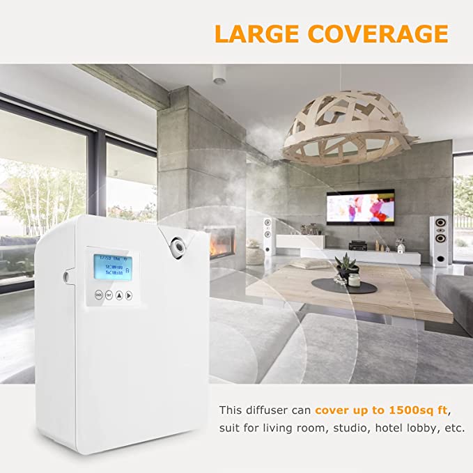 HVAC Scent Air Machine Remote Control 300ML Portable Cold Air Nebulizer Intelligent Scent Diffuser Machine With Bluetooth