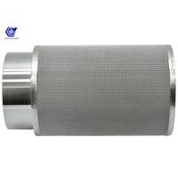 Buy cheap Stainless steel 316L hydraulic oil folding screen sintered cartridge filter product