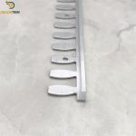 Decorative Metal Wall Trim Aluminum Tile Trim Silver Color 2.5m 3m