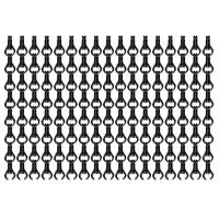 Buy cheap ISO9001 Black Anodizing Aluminium Chain Fly Screen Curtain 1.3mm Dia product