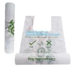 100% Biodegradable plant-based shopping bag, charity donation bags for cloths