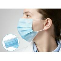 Buy cheap FDA Certified 3 Ply Disposable Face Mask Non Woven Easy Breathing product