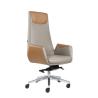 Buy cheap 670*680*1210mm Executive Grey Leather Office Chair High Back from wholesalers