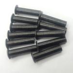 Hollow Iron Rivet Flat Head / Round Head Black Stainless Steel Rivets