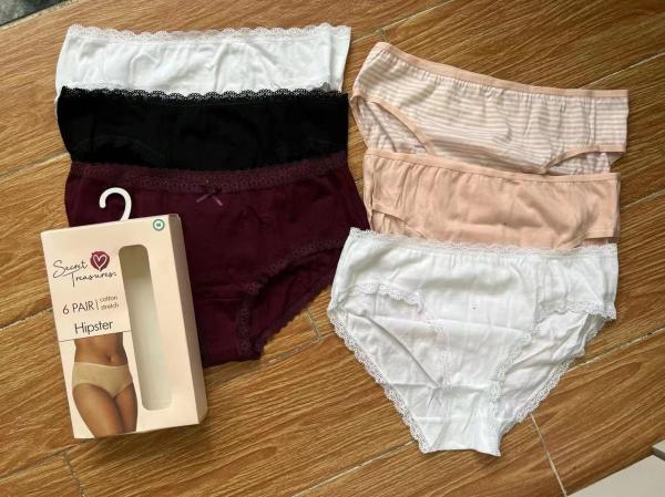 Buy cheap Closeouts Breifs Floral Lace Sexy Girls Underwear Stock Crotch Panties Comfort Plus Size Drop Ordre Underwear for Women from wholesalers