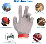 304L Butchers Wire Mesh Cutting Gloves For Knife Polishing