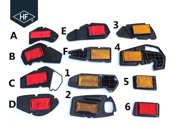 Buy cheap other motorcycle parts GY6 125 ZY125 BWS125 plastic air filters red air cleaner for scooter from wholesalers