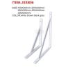 Buy cheap White Wall Mount Shelf Bracket , Sturdy Heavy Duty Industrial Shelf Brackets from wholesalers